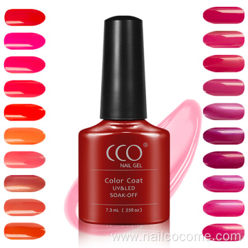 CCO Hot Sale Wholesale Natural CCO Mini 7.3ml Soak Off Nail Polish Colors